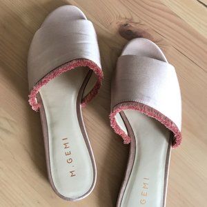 M. Gemi Tendina Rose US Size 8 Open Toe Slip On